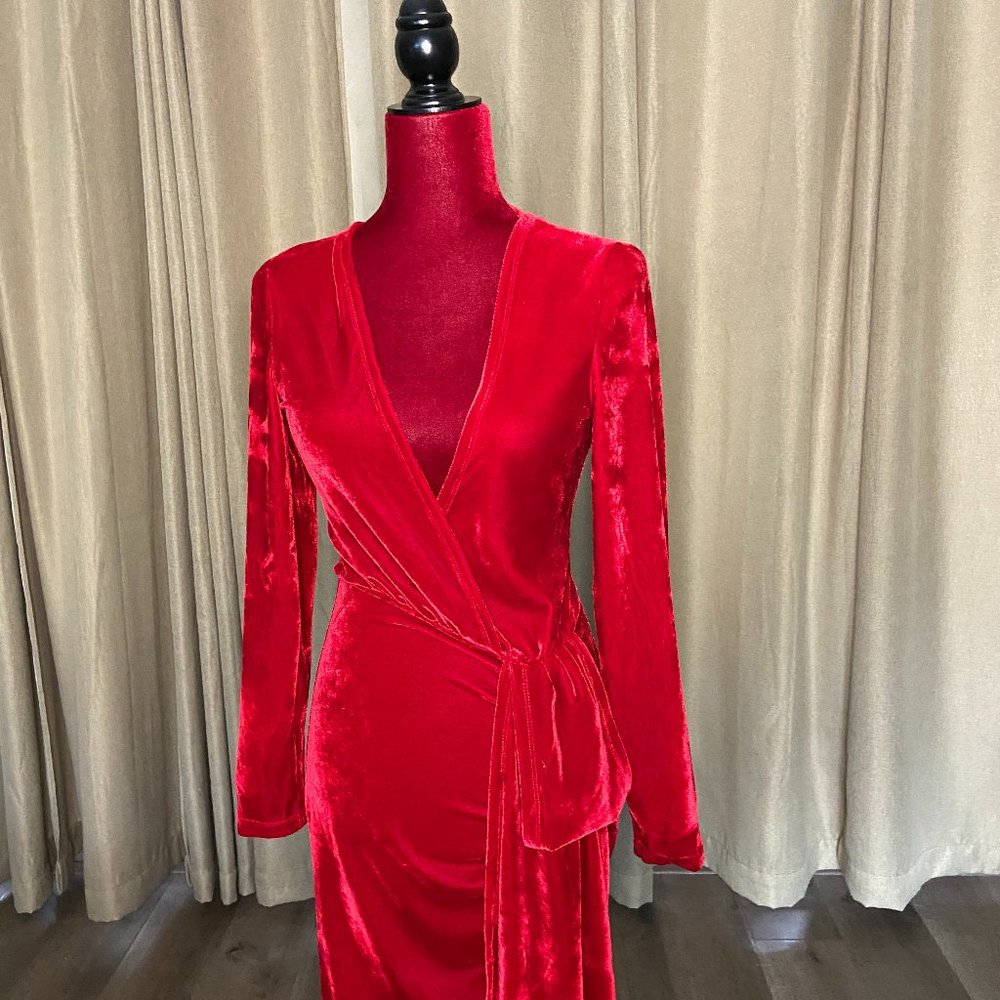 Red Velvet Dress